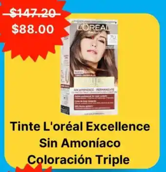 L'oréal Excellence Sin Amoníaco Coloración Triple