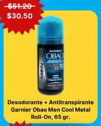 Garnier Obao Men desodorante + antiperspirante