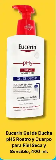 Farmacias Guadalajara Eucerin gel de ducha pH5 oferta
