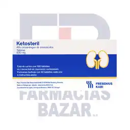Farmacias Bazar KETOSTERIL 630MG 100 TABLETAS oferta