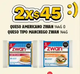 OXXO Zwan queso americano oferta