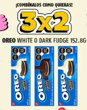 Oreo white o dark fudge