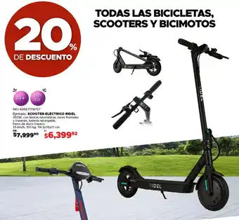Woolworth Scooter eléctrico ridel oferta