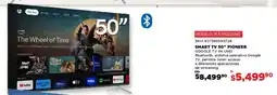Woolworth Pioneer smart tv 50" oferta