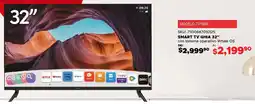 Woolworth Ghia smart tv 32" oferta