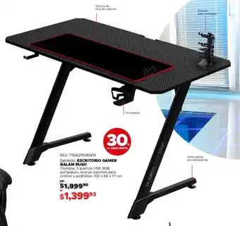 Escritorio gamer balam rush
