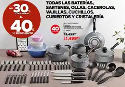 Woolworth Batería de cocina oferta