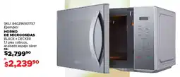 Woolworth Black+decker horno de microondas oferta