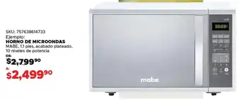 Woolworth Mabe horno de microondas oferta