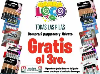 HEB Todas las pilas oferta