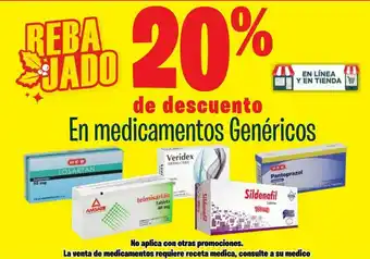 HEB En medicamentos genéricos oferta