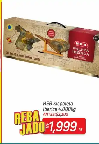 Heb sabores de paleta ibérica con base y cuchillo 4.4 kg