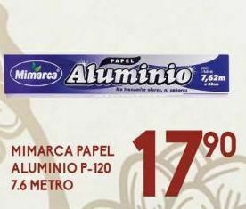 Alsuper Mimarca papel aluminio p-120 7,6m oferta