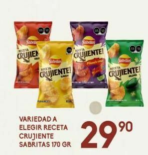 Alsuper Receta crujiente sabritas 170g oferta