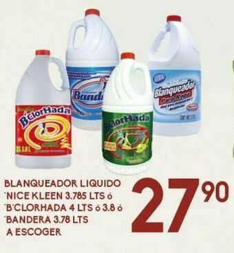 Alsuper Blanqueador liquido nice kleen 3.785l oferta