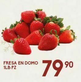Alsuper Fresa en domo 1lb pz oferta