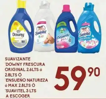 Alsuper Suavizante downy frescura 2.6l oferta