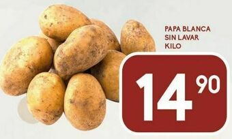 Alsuper Papa blanca sin lavar kg oferta