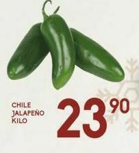 Alsuper Chile jalapeño kilo oferta