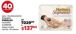 Woolworth Huggies supreme pañales supreme oferta