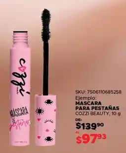 Woolworth Cozzi beauty mascara para pestañas oferta