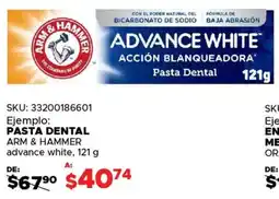 Woolworth Pasta dental arm & hammer advance white, oferta