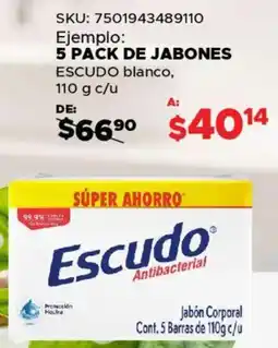 Woolworth Jabones escudo blanco oferta