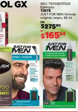 Woolworth Tinte just for men fórmula original, negro oferta