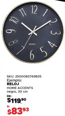 Woolworth Reloj home accents oferta