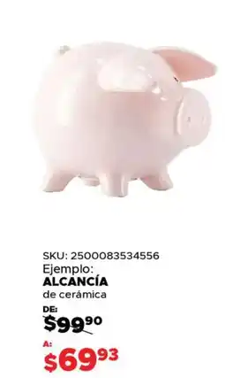 Woolworth Alcancía de cerámica oferta