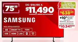 Soriana Híper SAMSUNG smart tv 75" oferta