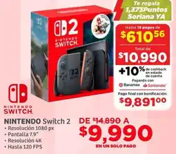 Soriana Híper Nintendo switch 2 oferta