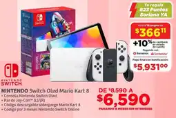 Soriana Híper Nintendo switch oled mario kart 8 oferta