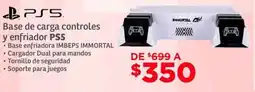 Soriana Híper PS5 base de carga controles y enfriador oferta