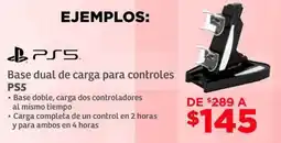 Soriana Híper PS5 base dual de carga para controles oferta