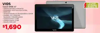 Soriana Híper Vios tablet 10" oferta