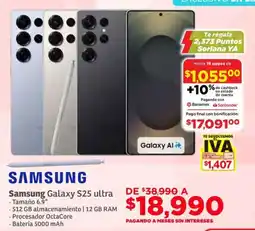 Soriana Híper Samsung galaxy S25 ultra oferta