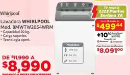 Soriana Híper Whirlpool lavadora oferta