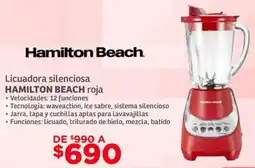 Soriana Híper Hamilton beach licuadora silenciosa oferta