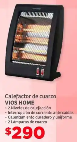 Soriana Híper Vios home calefactor de cuarzo oferta