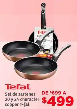 Soriana Híper Tefal set de sartenes oferta