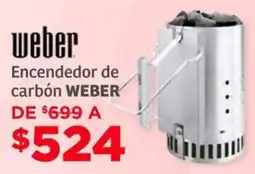 Soriana Híper Weber encendedor de carbón oferta