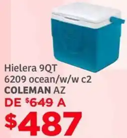 Soriana Híper Coleman az hielera 9qt oferta