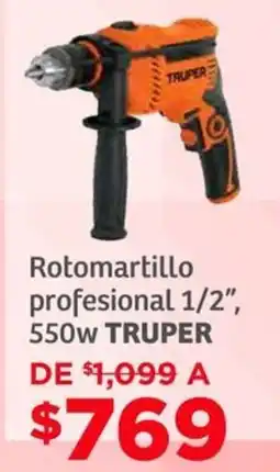 Soriana Híper Truper rotomartillo profesional 1/2" oferta
