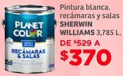 Soriana Híper Sherwin williams pintura blanca recámaras y salas oferta
