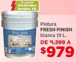 Soriana Híper Fresh finish pintura blanca oferta