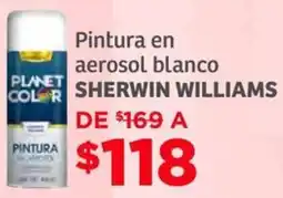 Soriana Híper Sherwin williams pintura en aerosol blanco oferta