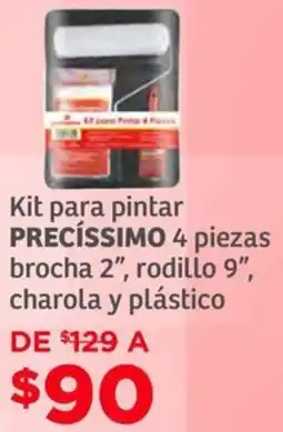 Soriana Híper Precíssimo kit para pintar oferta