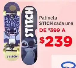 Soriana Híper Stich patineta cada una oferta