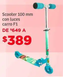 Soriana Híper Scooter con luces carro f1 oferta